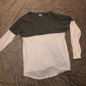 Small pink Victoria’s Secret baseball long sleeve